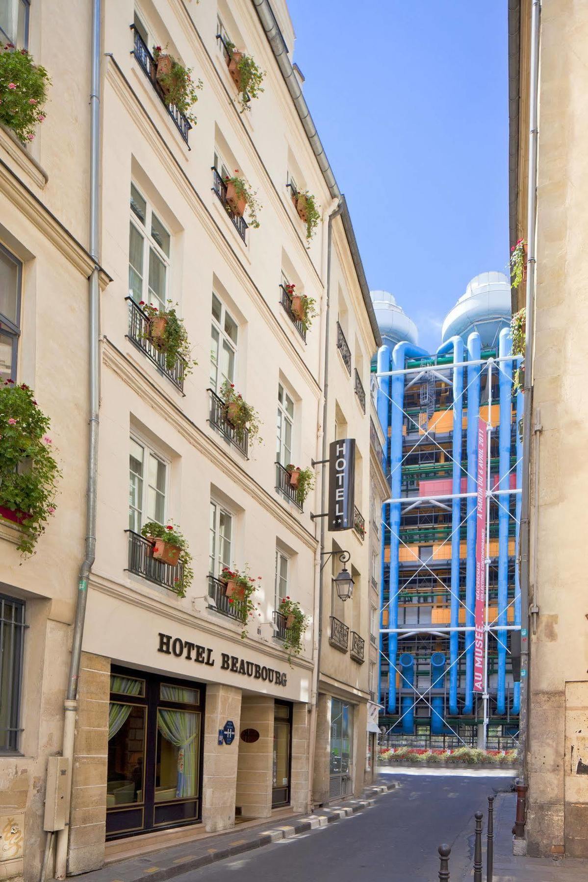 Hotel Beaubourg Paris Exteriör bild